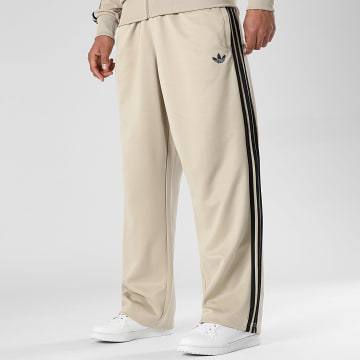 Adidas Originals - Pantalon Jogging A Bandes Loose TP KC8527 Beige Noir