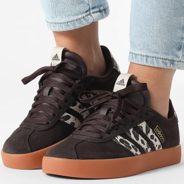 Adidas Sportswear - Baskets Femme VL Court 3.0 KI3347 Aurora Coffee Crystal Linen Amber Gum