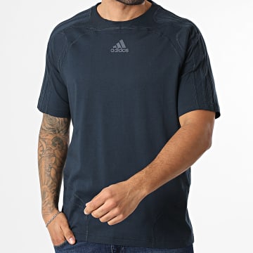 Adidas Sportswear - Tee Shirt A Bandes Cutline KE0711 Bleu Marine