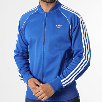 Adidas Originals - Chaqueta Zippée A Rayas KE1669 Azul Rey