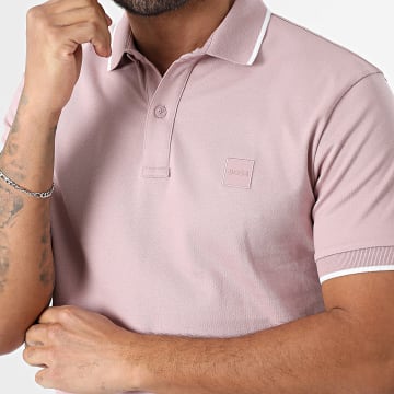BOSS - Polo Manches Courtes Slim Passertip 50507699 Rose