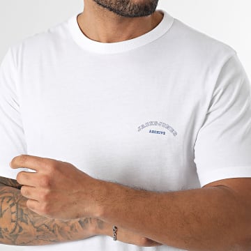Jack And Jones - T-Shirt College Logo Wit