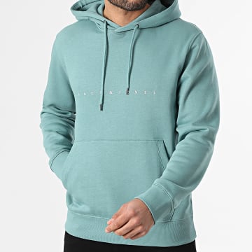 Jack And Jones - Hoodie Met Cap Star Groen