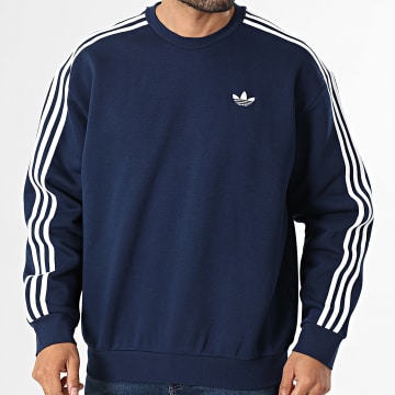 Adidas Originals - Sweat Crewneck A Bandes 3 Stripes KE2918 Bleu Marine