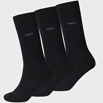 BOSS - Lot De 3 Paires De Chaussettes 50469839 Bleu Marine Foncé