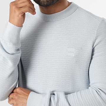 BOSS - Jersey Anion 50527584 Azul Claro