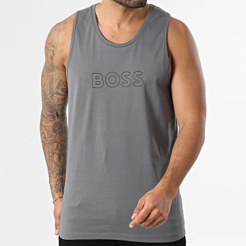 BOSS - Camiseta Tipo Debardeur Regular Fit 50491711 Gris Antracita
