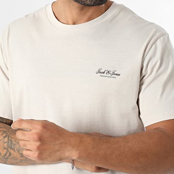 Jack And Jones - T-Shirt Archive Graphic Beige