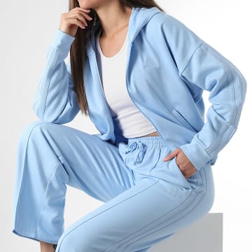 Adidas Sportswear - Ensemble De Survetement A Bandes Femme Energize KB8174 Bleu Clair