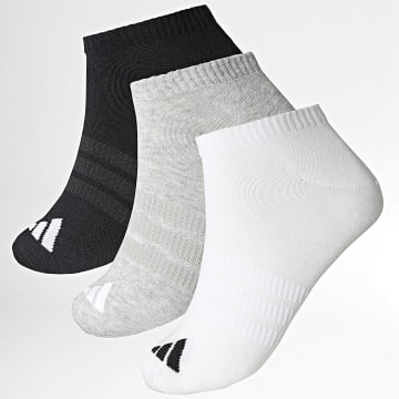 Adidas Performance - Pack de 3 Pares de Calcetines Essential Low KC9629 Negro Blanco Gris