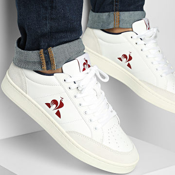 Le Coq Sportif - Zapatillas Courtnet 2520627 Blanco Óptico Azul Vestido