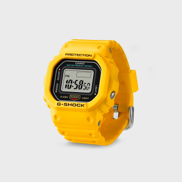 G-Shock - Bague Montre G-Shock DWN-5600-9ER Jaune