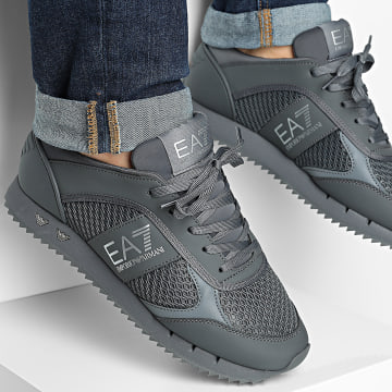 EA7 Emporio Armani - Zapatillas 7X000334-AF18610 Triple Gate Hierro Plata