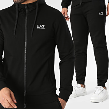 EA7 Emporio Armani - Conjunto 8NPV63-PJVRZ Negro Blanco