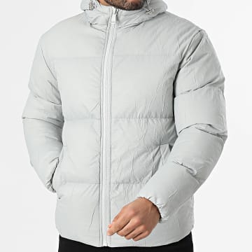 Frilivin - Plumífero con capucha texturada Y53 Gris