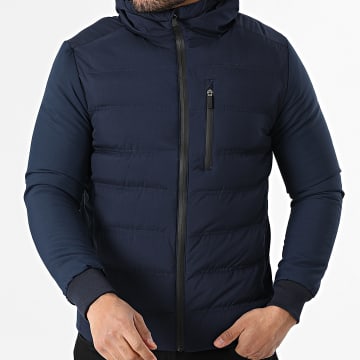 Frilivin - Doudoune Capuche V78 Bleu Marine