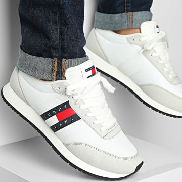 Tommy Jeans - Baskets Classic Runner 1709 Ecru