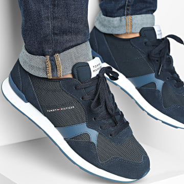 Tommy Hilfiger - Baskets Runner Icon Mix 5679 Desert Sky