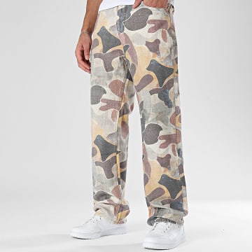 2Y Premium - Jean Relaxed Fit 309 Jaune Rouge Marron