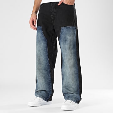 2Y Premium - Jean Baggy Fit 461 Noir Bleu Denim