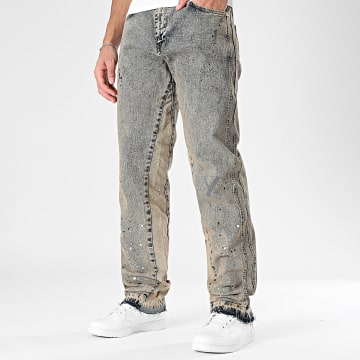 2Y Premium - Jean Regular Fit 246 Beige Chiné