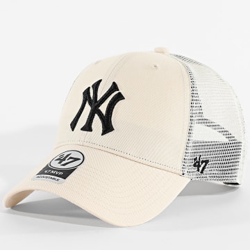 '47 Brand - Casquette Trucker MVP NY Yankees BRANS17CTP Beige Blanc Noir