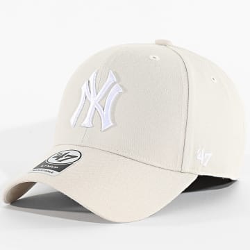 '47 Brand - Casquette MVP NY Yankees MVPSP17WBP Beige Blanc