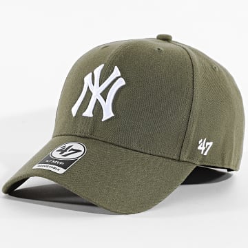 '47 Brand - Casquette MVP NY Yankees MVPSP17WBP Vert Kaki Blanc