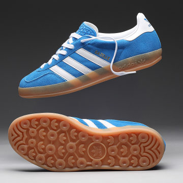 Adidas Originals - Zapatillas Gazelle Indoor JI2061 Azul Pájaro Footwear Blanco Goma 2