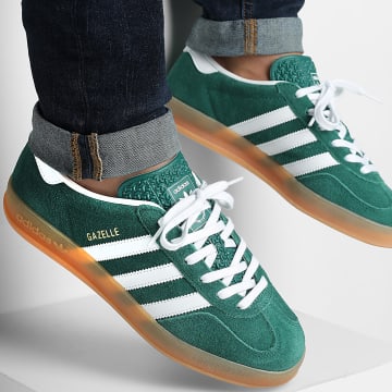 Adidas Originals - Baskets Gazelle Indoor JI2062 Collegiate Green Footwear White Gum