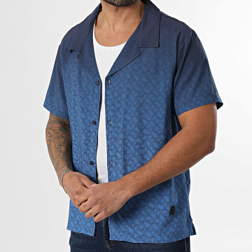 BOSS - Korte Mouwen Shirt Vale 50534342 Marineblauw Blauw Koninklijk Verloop