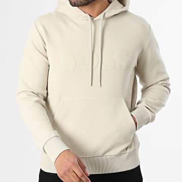 BOSS - Sudadera con capucha Soody 50555515 Beige