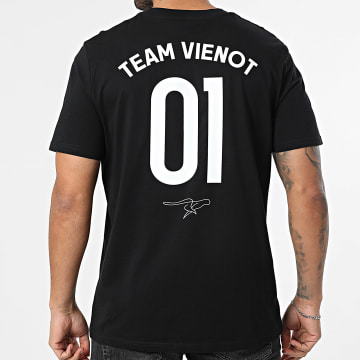 Jimmy Vienot - Camiseta oversize grande 01 negro blanco