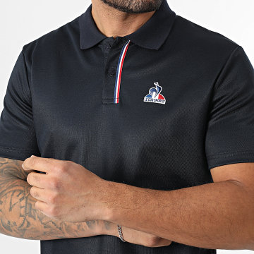 Le Coq Sportif - Polo Maniche Corte 2610120 Blu Marino