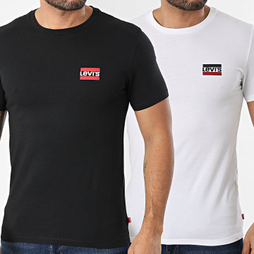 Levi's - Lot De 2 Tee Shirts Slim 79681 Noir Blanc