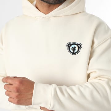 Teddy Yacht Club - Sweat Capuche Relaxed Holo Andrew Beige