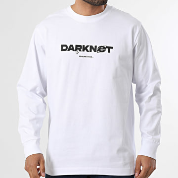 Vald - Tee Shirt Manches Longues Darknet Blanc