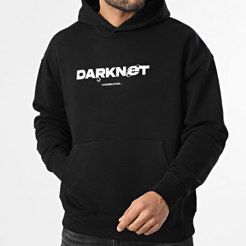 Vald - Sweat Capuche Relaxed Darknet Noir