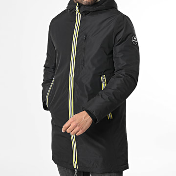Classic Series - Parka con Capucha Larga Tofee Negro