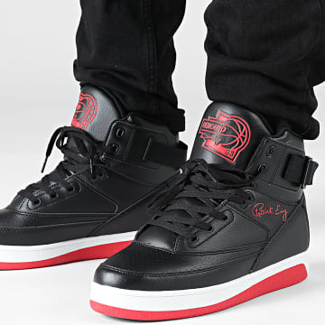 Ewing Athletics - Sapatilhas Altas Core Rebound 33 Orion Strap 1RBE001 Preto Vermelho