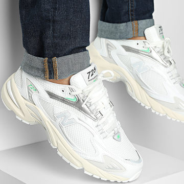 New Balance - Sneaker 725 ML725CF Weiß Grün Apfel Silber Metallic