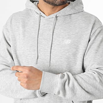 New Balance - Sweat Capuche MT41508 Gris Chiné
