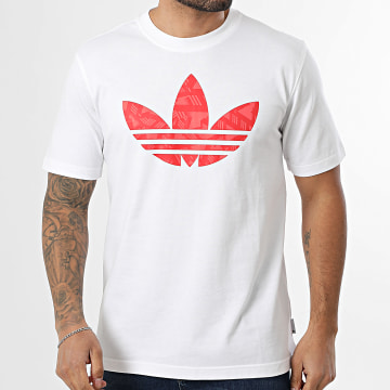 Adidas Originals - Tee Shirt GFX KT0489 Blanc Rouge