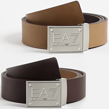 EA7 Emporio Armani - Cinturón Reversible 7X000091-AF14319 Marrón Camel