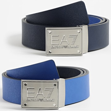 EA7 Emporio Armani - Cinturón Reversible 7X000091-AF14319 Azul Marino Azul Rey