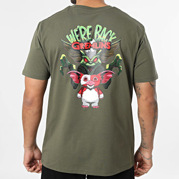 Gremlins - T-Shirt Oversize Gremlins Verde Kaki