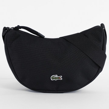 Lacoste - Sacoche Logo Brodé Crocodile Noir