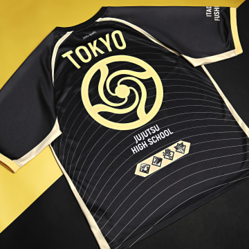 Jujutsu Kaisen - Camiseta Collector Jersey Tokyo Back negro dorado