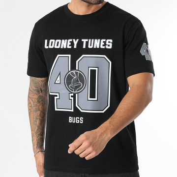 Looney Tunes - Camiseta Oversize Bugs US Big Front Negro