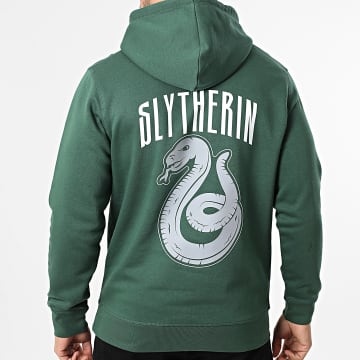 Harry Potter - Felpa con Capuccio Slytherin Verde